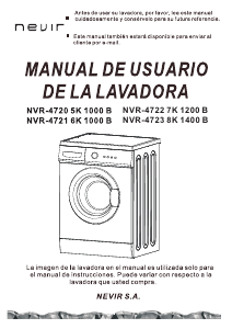 Manual Nevir NVR-4722-7K 1200B Washing Machine