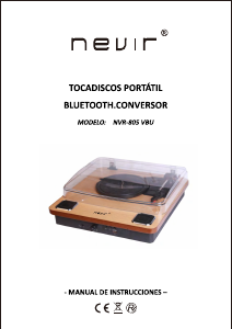 Manual Nevir NVR-805VBU Turntable