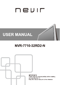 Manual Nevir NVR-7710-32RD2-N LED Television