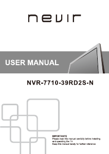 Handleiding Nevir NVR-7710-39RD2S-N LED televisie