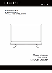 Manual de uso Nevir NVR-7715-16RD2-B Televisor de LED