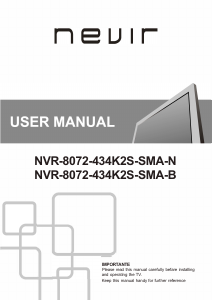 Manual Nevir NVR-8072-434K2S-SMA-B LED Television