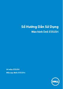 Hướng dẫn sử dụng Dell E5515H Màn hình LCD