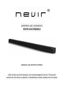 Manual Nevir NVR-843SBBU Home Theater System