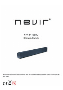 Manual de uso Nevir NVR-844SBBU Sistema de home cinema