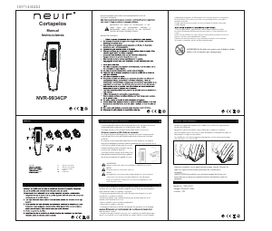 Manual de uso Nevir NVR-9934CP Cortapelos