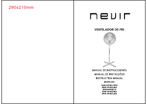 Manual de uso Nevir NVR-VP40C-BA Ventilador