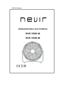 Manual Nevir NVR-VS30-M Fan
