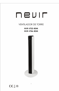 Manual de uso Nevir NVR-VT29-B Ventilador