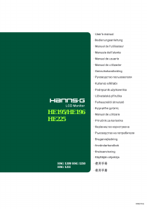 Priručnik Hanns.G HE195 LCD zaslon