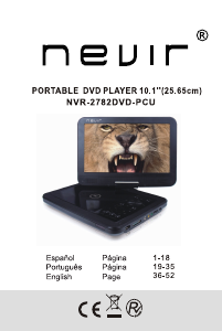 Manual de uso Nevir NVR-2782DVD-PCU Reproductor DVD