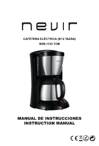 Manual de uso Nevir NVR-1133TCM Máquina de café