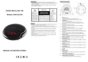 Manual de uso Nevir NVR-335DD Radiodespertador