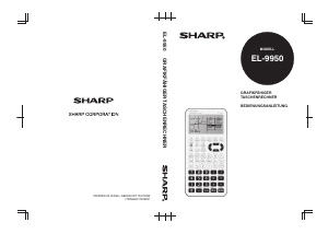 Bedienungsanleitung Sharp EL-9950 Grafikrechner