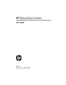 Manual HP 39gII Graphing Calculator