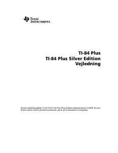 Brugsanvisning Texas Instruments TI-84 Plus Silver Edition Grafisk regnemaskine