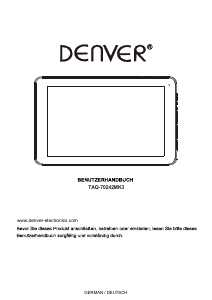 Bedienungsanleitung Denver TAQ-70242MK3 Tablet