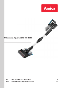 Manual Amica VM 8200 Leste Vacuum Cleaner