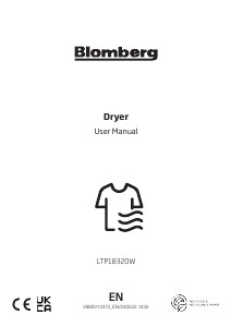 Manual Blomberg LTP18320W Dryer