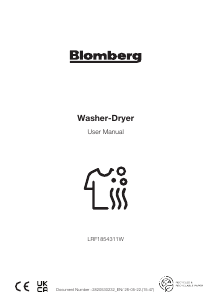 Manual Blomberg LRF1854311W Washer-Dryer