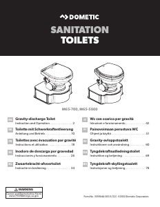 Manuale Dometic M65-5000 Toilette