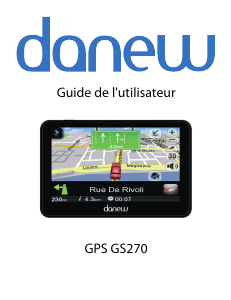 Mode d’emploi Danew GS270 Système de navigation