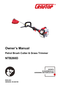 Manual CrafTop NTB260D Brush Cutter