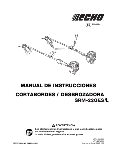 Manual Echo SRM-22GES Grass Trimmer