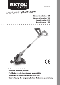 Návod Extol 416125 Strunová kosačka