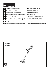 Bruksanvisning Makita BUR141 Gresstrimmer