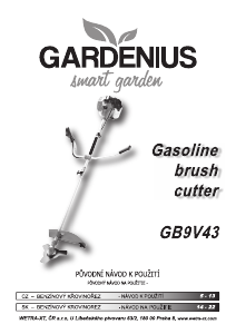 Manuál Gardenius GB9V43 Strunová sekačka