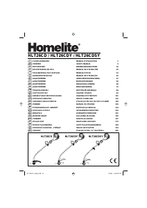 Manual Homelite HLT26CDY Aparador de relva