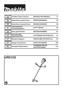 Handleiding Makita UR012G Grastrimmer