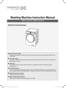 Manual Daewoo DWC-LD141X Washing Machine