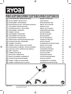 Manual Ryobi RBC52FSBO Roçadora