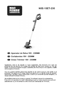 Handleiding Mac Power N0E-15ET-230 Grastrimmer