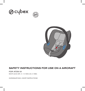 Manual Cybex Aton M Car Seat
