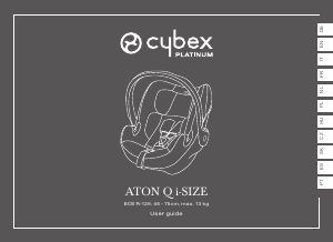 Használati útmutató Cybex Aton Q i-Size Autósülés