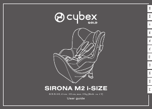 Manual de uso Cybex Sirona M2 i-Size Asiento para bebé