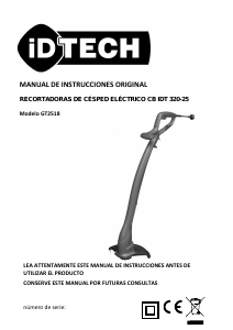 Manual de uso ID-Tech GT2518 Cortabordes