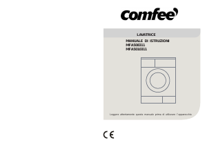 Manuale Comfee MFA508311 Lavatrice