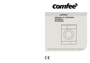 Manuale Comfee MFA5010311 Lavatrice