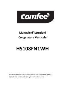 Manuale Comfee HS108FN1WH Congelatore