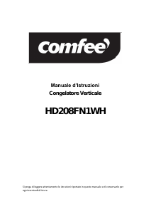 Manuale Comfee HS208FN1WH Congelatore