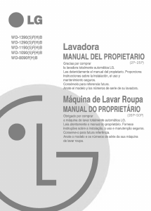 Manual LG WD-1295FB Máquina de lavar roupa