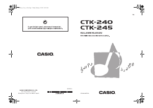 Kullanım kılavuzu Casio CTK-245 Dijital klavye