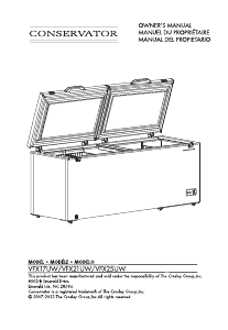 Manual Conservator VFX21UW Freezer