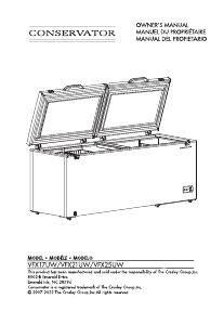 Manual Conservator VFX17UW Freezer