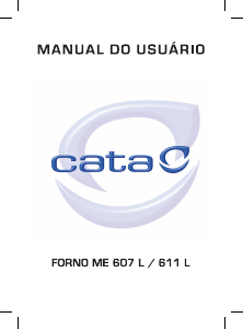 Manual Cata ME 607 L Forno