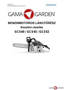 Használati útmutató GAMA Garden GCS 45 Láncfűrész